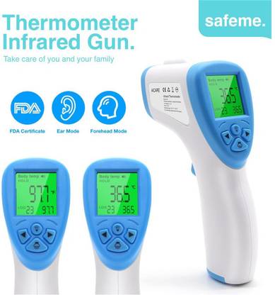 GoodsBazaar ±0.1° Accuracy Medical Grade Clinical Temperature Testing Infrared Body Thermometer Non-Contact Human Body Temperature Meter Medical Grade Infrared Thermometer 90-108°F Non-Contact Human Body Temperature Meter Medical Grade Infrared Thermometer Multi-Functional Body Skin Object Liquid Water Milk Adult Child Baby Forehead Digital Thermometer Baby Thermometer
