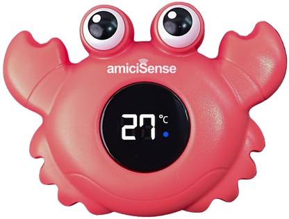 amiciSense Waterproof Baby Bath Temperature Meter, Floating Toy Gift,Bathtub Thermometer Baby Thermometer
