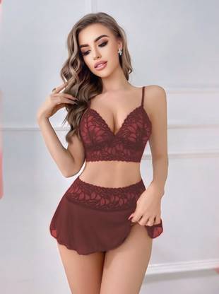 FIRE FIGURE Self Design Babydoll