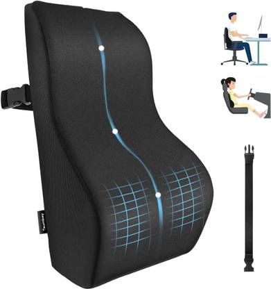 UGS Back Rest Lumbar Support For Office Chair Car Sofa Traveling Lumbar Support Back and Spine Protector