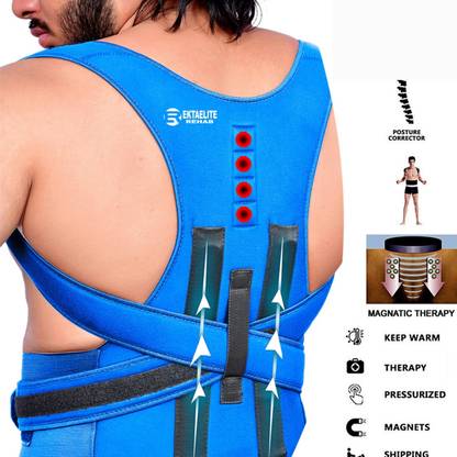 FAZTER Premium Back Brace With Dual Steel Metallic Plate 10 039 Backboard