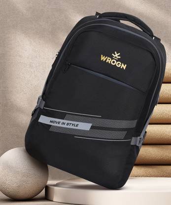 WROGN Durable Water-Resistant Laptop Bag Ideal for College, Office, and Daily Commute 35 L Backpack