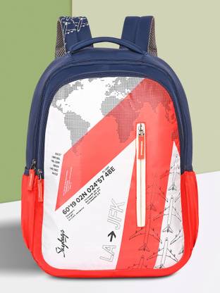 SKYBAGS E Casual Printed School Bag For Girls And Boys 23 L Backpack
