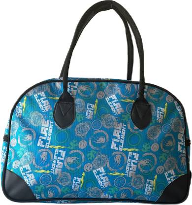 Allwyn Printed Duffle Medium Blue-Fire Travel Waterproof Multipurpose Bag