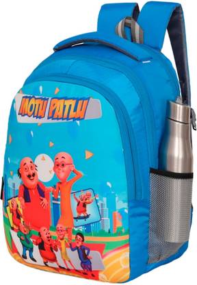 ARISTOTOUR Motu Patlu 30 Litre Nursery (LKG/UKG/1st to 5th std) Boys Girls Kids School Bag Backpack