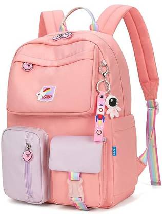 Spills Purple Charm School Bag Waterproof Backpack
