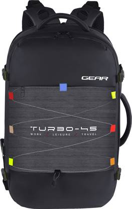 Large 45 L Laptop Backpack Turbo Travel (Black)