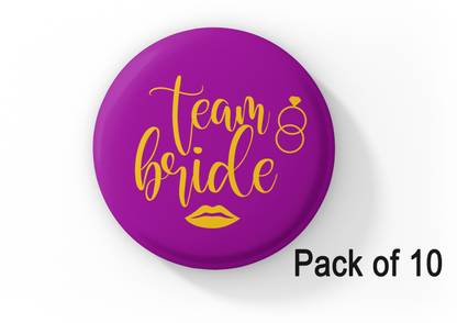 Brand Bihar Bride and Groom Badge