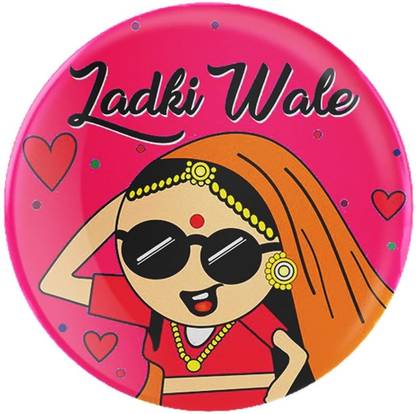 craft maniacs Bride and Groom Badge
