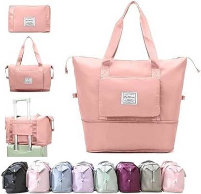 Remang Foldable Travel Duffel Bag, Large Capacity Folding Travel Bag Small Travel Bag Waterproof Shoulder Bag