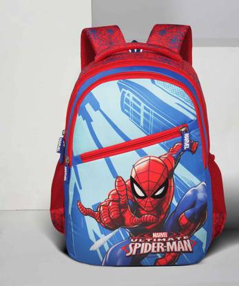 Priority 16 Inch Marvel Ultimate Spiderman Printed स्कूल बैग