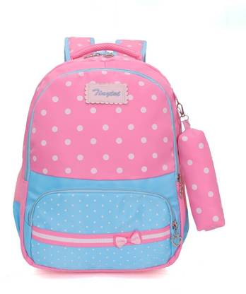 Tinytot SB116_02 School Backpack College Bag Travel Bag with Pencil Pouch 2nd Standard onward Waterproof School Bag