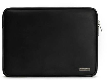DailyObjects Black Vegan Laptop Sleeve/Cover
