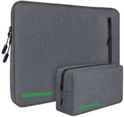 EMMCRAZ 15.6 Inch Laptop Sleeve / Slip Case Cover Bag With Charger Pouch Laptop Bag Waterproof Laptop Sleeve/Cover