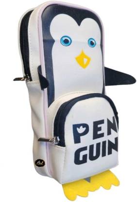 Chande Woven Penguin Pencil Box Waterproof Multipurpose Bag