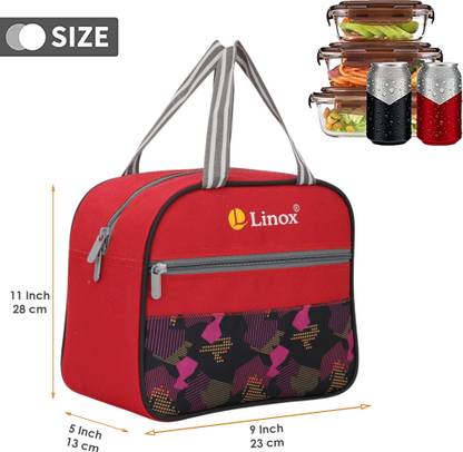 LINOX Tiffin bag for School Collage Tuition Picnic & Office Waterproof Lunch Bag