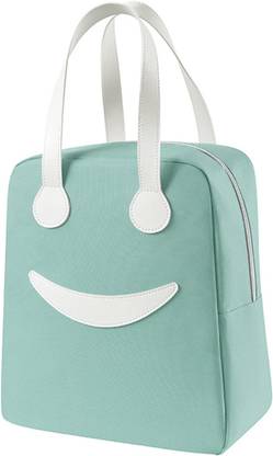 Da Novira Smiley Design Tote Lunch Bag with Aluminum Foil for Work, School, Outdoor,Travel Waterproof Lunch Bag