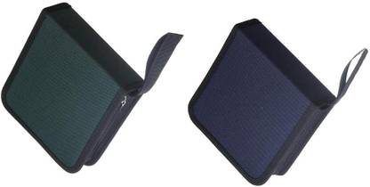 Lyla 2 Pieces 40Disk CD DVD VCD Wallet Holder Zipper Bag Organizer Storage Box Backpack