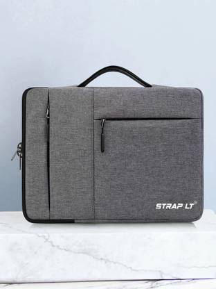 Straplt 14.5-15 Inch Laptop Sleeve Bag Case Briefcase for Notebook Computer Ultrabook MacBook Air/Pro Waterproof Protective Tables Case Laptop Sleeve Case Portable Handle Laptop Bag,Dark Gray Waterproof Laptop Sleeve/Cover