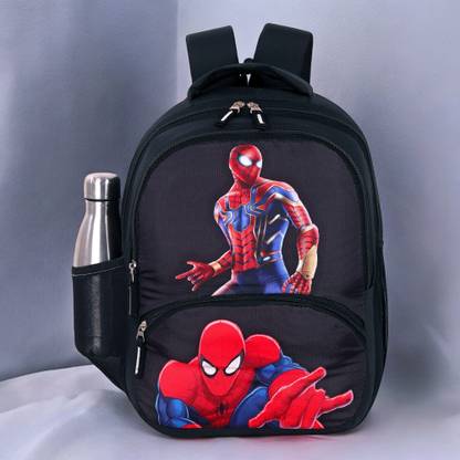 ZERUS Stylish Cartoon Print School Backpack for Boys Girls Nursery to Class 3 Kids Bag Waterproof Backpack