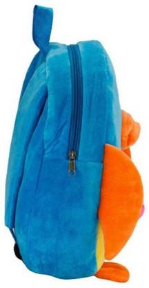 Foxy Old Penguin Cartoon School Bag for 2 to 5 Years Kids Girls/Boys Backpack School Bag