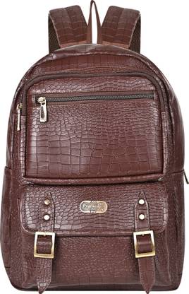 Pramadda Pure Luxury Stylish Casual leather School Backpack For Boys For Class 9th 10th 11th 12th Waterproof Shoulder Bag