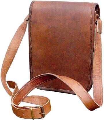 RSN 13''genuine leather shoulder messenger bag for unisex Sling Bag