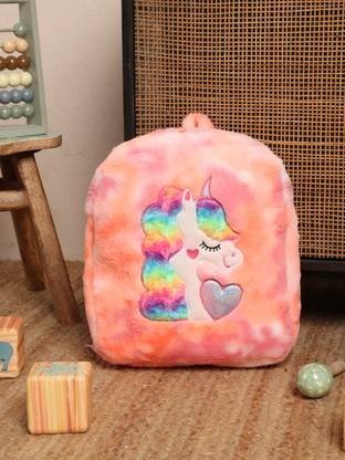 TOY TOTES FUZZI UNICORN PLUSH BAG SCHOOL BAG FOR KIDS School Bag