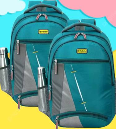 SBCOLLECTION Classy Unisex Print Texture Bag Comfortable use for Class 4th to 10th Casual Waterproof School Bag