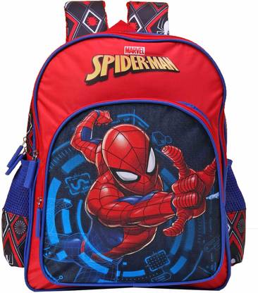 Spiderman 46cm Secondary (Secondary 3rd Std Plus) Waterproof School Bag
