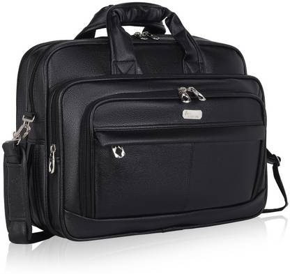 Teo bags Teo 18 Inch PU Leather Laptop,Computer, Shoulder, Messenger Waterproof Messenger Bag