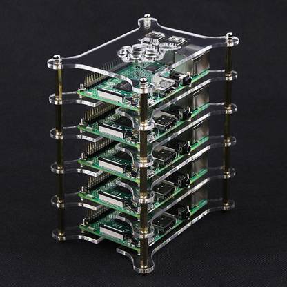 Lyla Case 10 Layers Case Enclosure for Raspberry Pi 3/2 Model B & B+ Stack Backpack