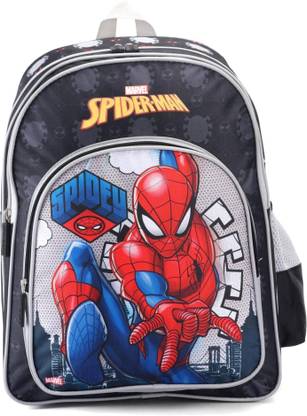 striders Spiderman School Bag Inspire Learning with Spider-Man's Style.|8+ yrs| Waterproof School Bag