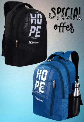 SBCOLLECTION Classy Unisex Print Texture Comfortable use for Class 3th to 7th Casual Waterproof School Bag