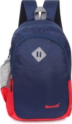 MONVELLI Primium Quality Unisex School Bag Waterproof School Bag