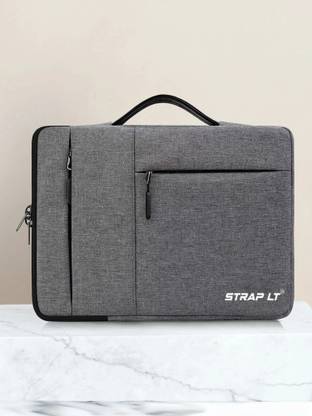 Straplt 15-16 Inch Laptop Sleeve Bag Case Briefcase for Notebook Computer Ultrabook MacBook Air/Pro Waterproof Protective Tables Case Laptop Sleeve Case Portable Handle Laptop Bag,Dark Gray Waterproof Laptop Sleeve/Cover