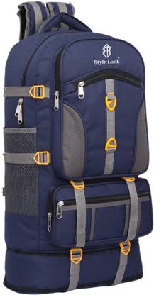 Style look Trekking Bag Hikking Backpack For Travel & Outdoor Rucksack - 70 L (Blue) Waterproof Backpack