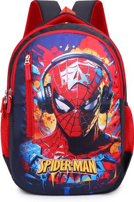 Ronaldo Spider-man Travel Daytrip College School Bag for Girls & Boys Multi-Purpose Bag School Bag