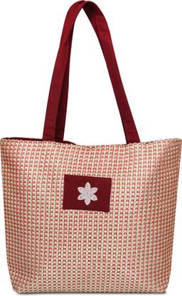 Stylbase Totes and Handbags for Women Jute Bag Canvas Bag for Office Shopping Lunch Bag Waterproof Multipurpose Bag
