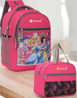 LINOX School bag with Lunch bag Waterproof School Bag