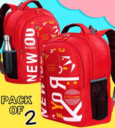 SBCOLLECTION Classy Unisex Print Texture Bag Comfortable use for Class 4th to 10th Casual वाटरप्रूफ स्कूल बैग