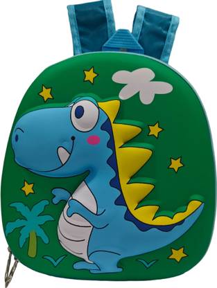 VSS Retailer ImaginNationWorld 3D Kids Backpack for kids (Green Dinosaur) Backpack