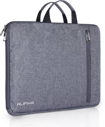 Alifiya 15.6 Inch Laptop Sleeve / Slip Case Cover Bag With Handle (L22_Grey) Laptop Sleeve/Cover