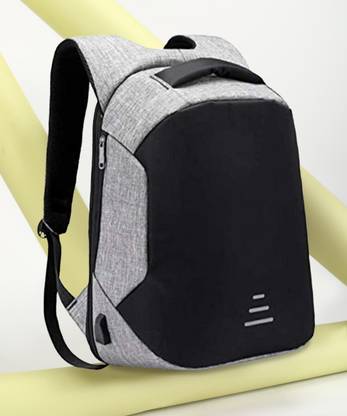 OL SKOOL Anti Theft Backpack Grey Waterproof Backpack
