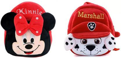 RADHEY skb_Kids School Bag Soft Plush mickey marshall backpack School Bag