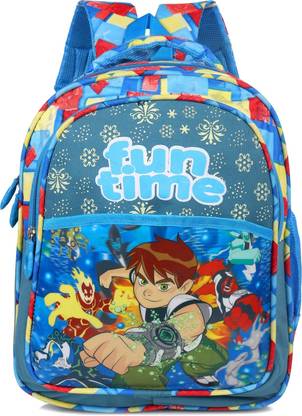 sapna Bag For Nursery (LKG/UKG/1st std) Ben Ten Waterproof Waterproof School Bag Waterproof School Bag