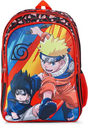 striders Naruto 16-Inch School Backpack Stylish Anime Design, Spacious, and Durable Waterproof Backpack