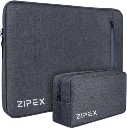 ZIPEX PHOTONIC Laptop Case With Charger Pouch | Unisex | For 15-15.6 Inch Laptops | Waterproof Laptop Sleeve/Cover