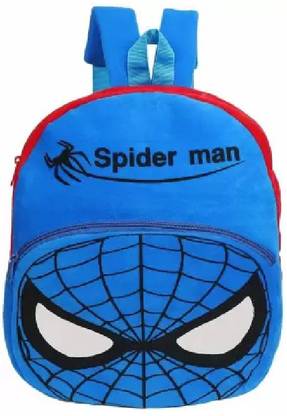 Sharvil Smiling Spiderman Cartoon character Design School Bags for Kids School School Bag