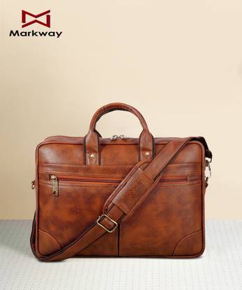 aob MEN Messenger Bag - Extra Spacious Waterproof Messenger Bag